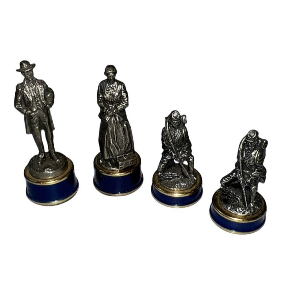 Franklin Mint Civil‎ War Chess Blue Base Union Army